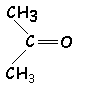 acétone (ou propanone)