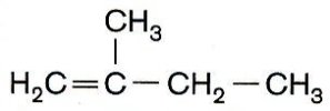 formule semi-développée du 2-méthylbut-1-ène