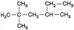 formule semi-développée du 4-éthyl-2,2-méthylpentane