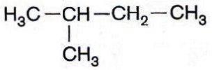 formule semi-développée du 2-méthylbutane